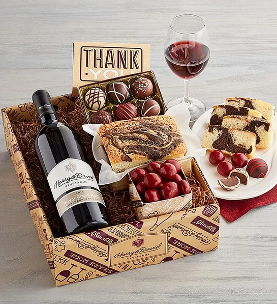 Thank You Red Wine Gift Box