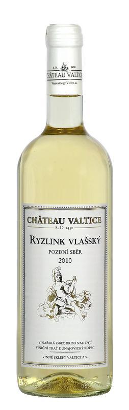 Ryzlink vlašský 0,75 pozdní sběr 2010