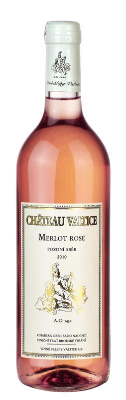 Merlot rose 0.75 late harvest 2010