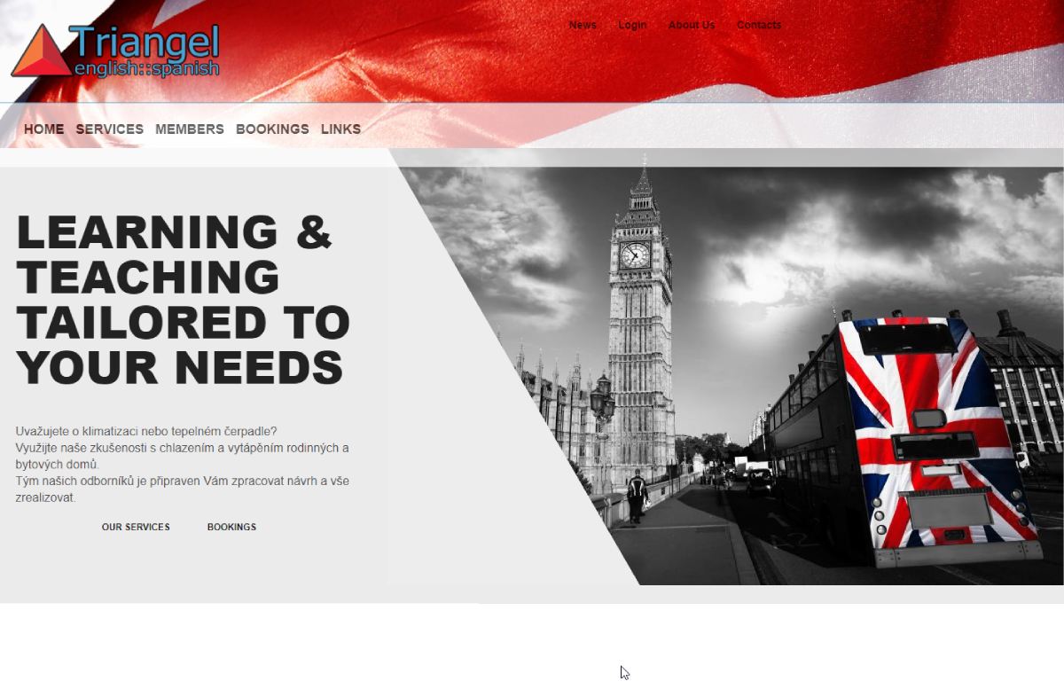 Triangel English Website